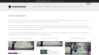 Author Website | FriesenPress