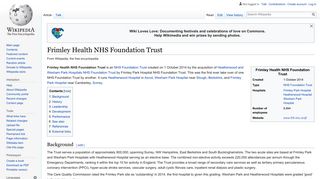 Frimley Health NHS Foundation Trust - Wikipedia