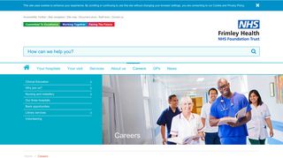 Careers | NHS Frimley Health Foundation Trust