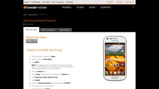Install and Set Up Fring - Boost Mobile