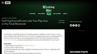 Blogs - Breaking Bad - GoFringYourself.com Lets You Play Gus in His ...