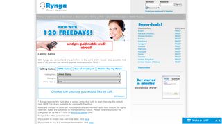 Rynga | cheapest calling rates