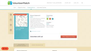 Frisco Family Services Volunteer Opportunities - VolunteerMatch