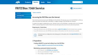 use myfritz.net to access your FRITZ!Box - Knowledge Base | AVM ...