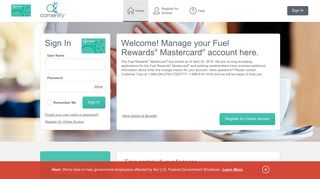 Fuel Rewards® Mastercard® - Manage your account - Comenity