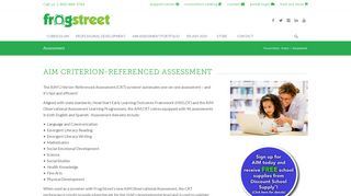 Assessment - Frog Street