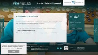 Bradley Stoke Community School - Accessing Frog from home