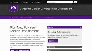 Center for Career & Professional Development | Texas Christian ...