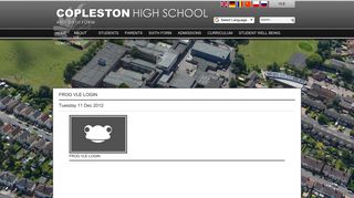 Frog VLE Login - Copleston High School