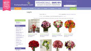 Log In | From You Flowers - Popular Searches