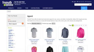 Apparel | Fromuth Tennis