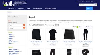 Apparel | Fromuth Tennis