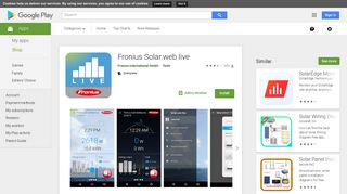 Fronius Solar.web live - Apps on Google Play