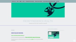 front frederick health | 365 Bloor St East | 14th Floor | T 416.362.8777 ...