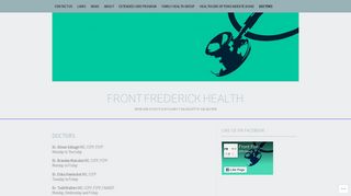 Doctors | front frederick health