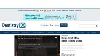 Demo: Front Office Rocks training videos - DIQ Broadcasts ... - Dentists