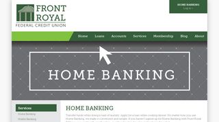 Home Banking | Front Royal FCU