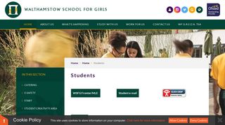 Walthamstow School for Girls - Students