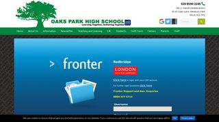 Fronter | Oaks Park High School