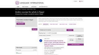 Arabic courses for pilots in Egypt - Language International