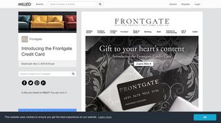 Frontgate: Introducing the Frontgate Credit Card | Milled