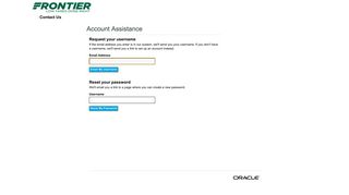 Frontier Airlines: Account Assistance