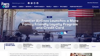 Frontier Airlines Launches a More Family Friendly Loyalty Program ...