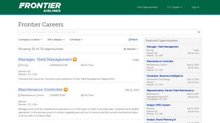 Frontier Careers - My Job Search