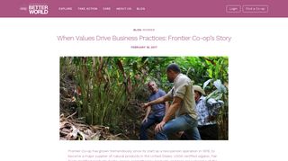 When Values Drive Business Practices: Frontier Co-op's Story ...