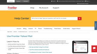 How to Use Frontier Yahoo! Mail | Frontier.com