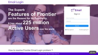 frontier Email Login 1-844-787-7041 Account| Frontier Contact ...