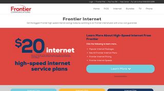 Frontier Internet | 800-234-5504 | High-Speed Internet Plans