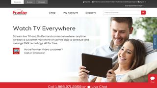 Frontier TV Everywhere | Frontier.com - Frontier Communications