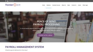 Payroll Management System | HRMS Singapore | Frontier e-HR