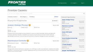 Frontier Airlines, Inc - Careers