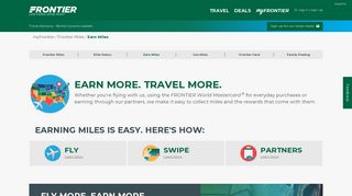 Earn Miles | Frontier Airlines