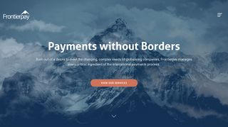 Payments and Foreign Exchange Specialists | Frontierpay UK