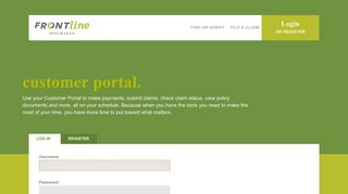 Customer Portal | Frontline Insurance