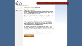 Executive Search Services - Applicant Login - TASB