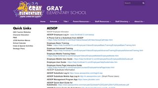 AESOP - Gray Elementary School