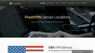 FrootVPN USA VPN Service | Server Locations