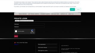 Private Login | Your Travel Center