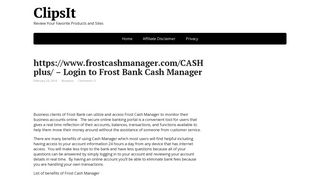 https://www.frostcashmanager.com/CASHplus/ – Login to Frost Bank ...