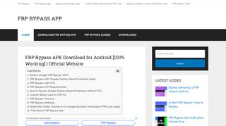 FRP Bypass APK Download for Android [100% Working] | Official ...