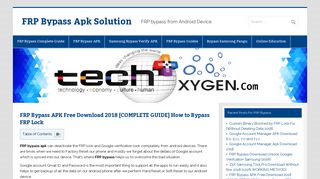 FRP Bypass APK Download FREE 2018 [Complete Guide] Latest ...