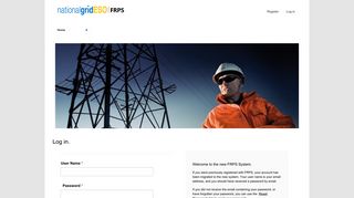 FRPS - Extranet - National Grid