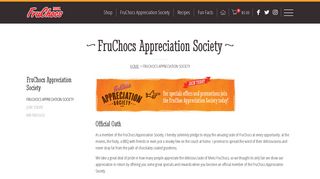 FruChocs Appreciation Society | FruChocs