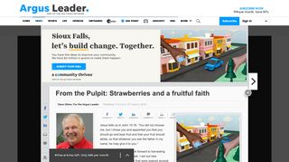 From the Pulpit: Strawberries and a fruitful faith - Argus Leader