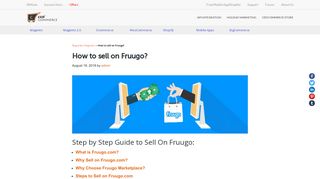 Step by Step Guide To Sell On Fruugo Marketplace - CedCommerce