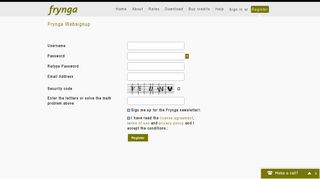 Register - Frynga | Cheap international calls